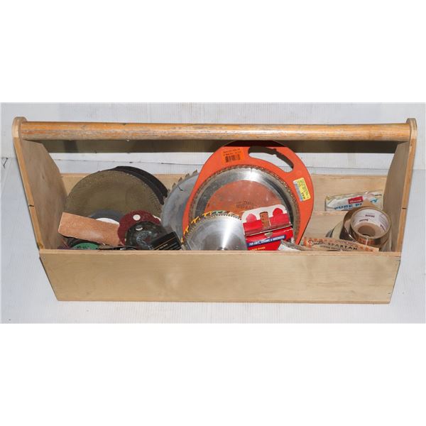 STURDY HANDMADE TOOL BOX WITH MANY