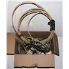 Image 1 : LARGE BOX OF VARIOUS CORDS AND WIRES