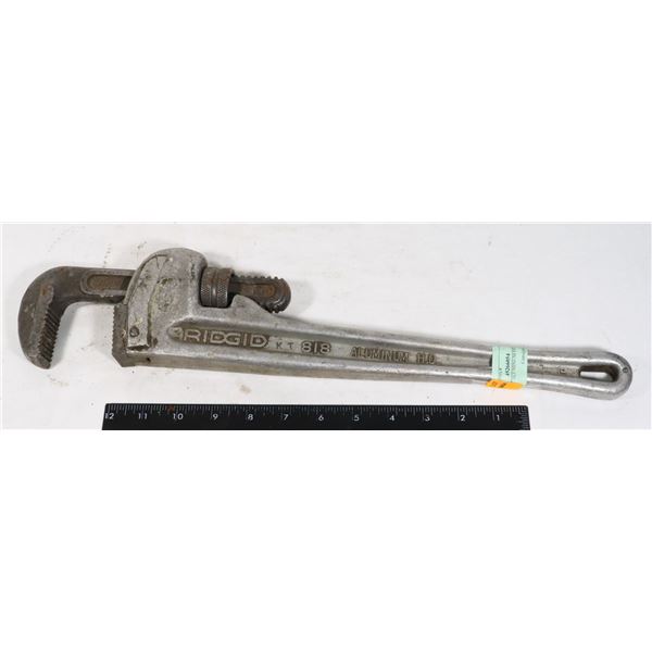RIDGID 18" ALUMINUM PIPE WRENCH