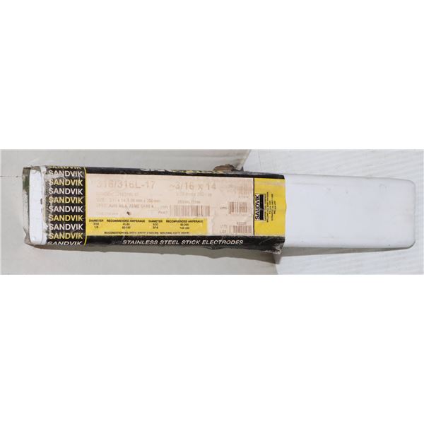 OPEN CONTAINER OF 3/16" WELDING RODS