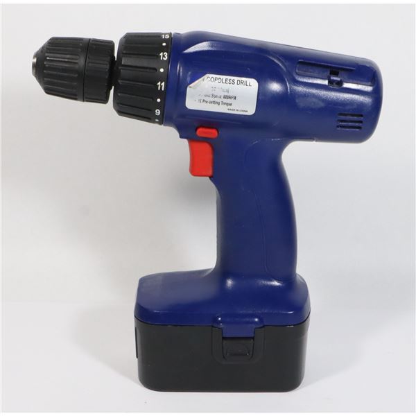 CORDLESS DRILL MISSING CHARGER UNTESTED