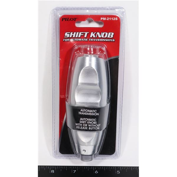 BRAND NEW PILOT BRAND SILVER AUTOMATIC SHIFT KNOB