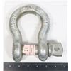 Image 1 : MARKED WLL8-1/2T SHACKLE WITH SCREW PIN