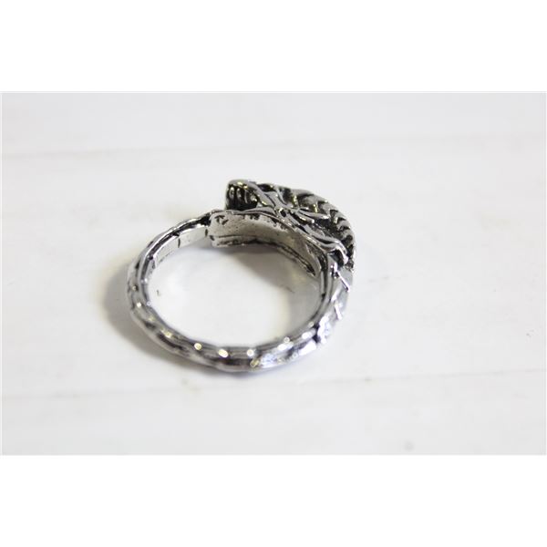 XLTFZY VINTAGE MEN'S STAINLESS STEEL DRAGON