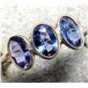 Image 1 : BZ2107-27E SILVER TANZANITE 1.2CT RING