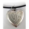 Image 1 : BZ2107-41E SILVER LOCKET HEART 4.6G NECKLACE