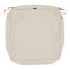 Image 1 : NEW CLASSIC CUSHION COVER - SQUARE SEAT BEIGE