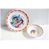 Image 1 : VINTAGE ALADDIN PLATE & BOWL BY KIBOUKI