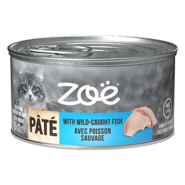 NEW 3 X 85G ZOE PATE WILD FISH CAT FOOD