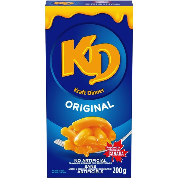 NEW CASE OF KRAFT DINNER ORIGINAL MAC AND CHEESE