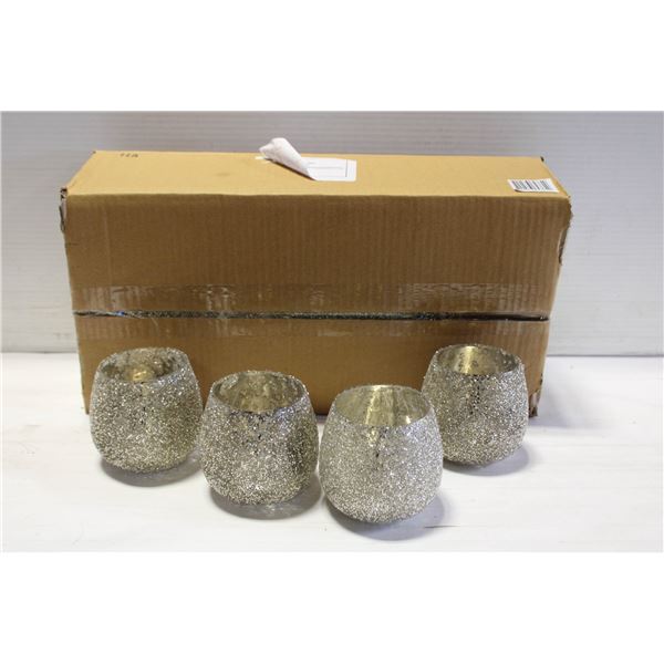 BOX OF 8 TEA CANDLE HOLDERS