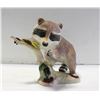 Image 1 : CYBIS RUFFLES THE RACOON PORCELAIN FIGURE 1965 7"