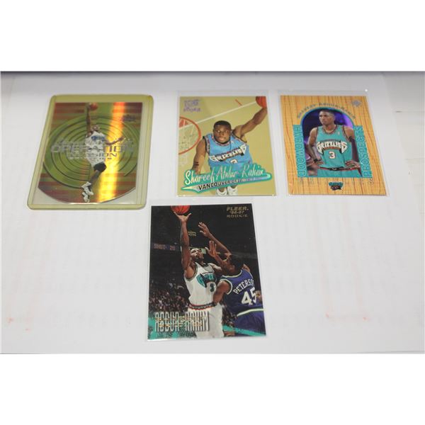 4 SHAREEF ABDUR-RAHIM CARDS INCLUDIN ROOKIE