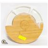 Image 1 : SEALED P & G WOODEN SERVING