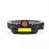 Image 4 : RECHARGEABLE XPE+COB LED HEADLIGHT W/MAGNET SIDE