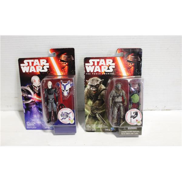 2 STAR WARS ACTION FIGURES