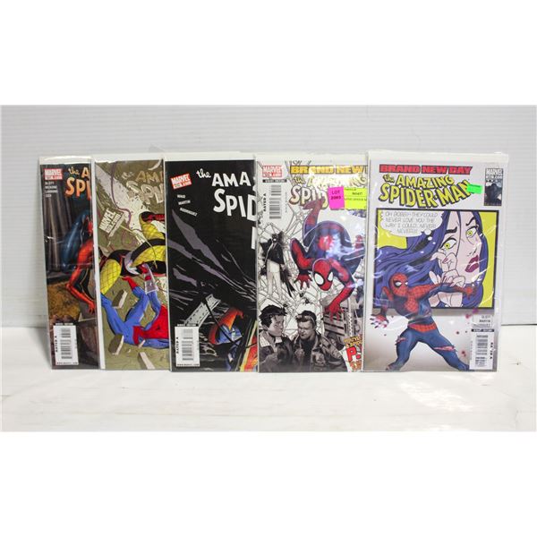 5 AMAZING SPIDER-MAN COMICS