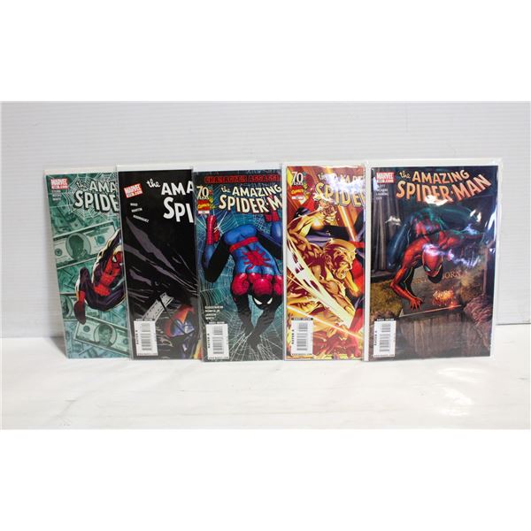 5 AMAZING SPIDER-MAN COMICS