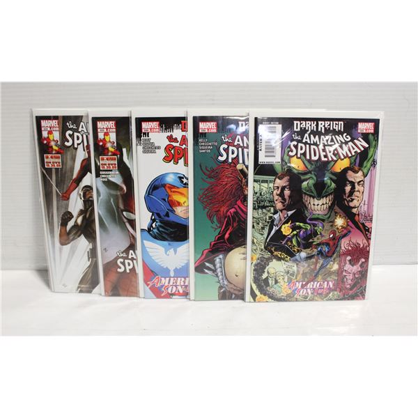 5 AMAZING SPIDER-MAN COMICS