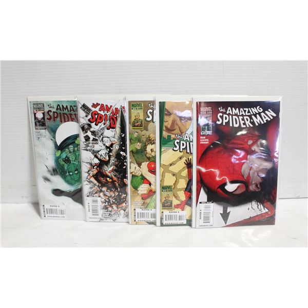 5 AMAZING SPIDER-MAN COMICS