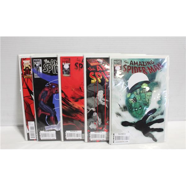 5 AMAZING SPIDER-MAN COMICS