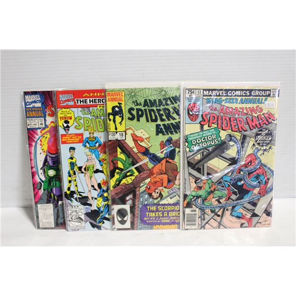 4 AMAZING SPIDER-MAN COMICS