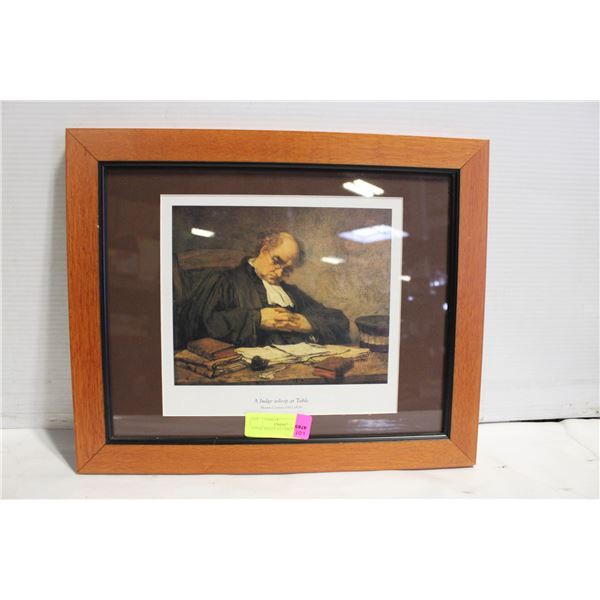JUDGE ASLEEP AT TABLE