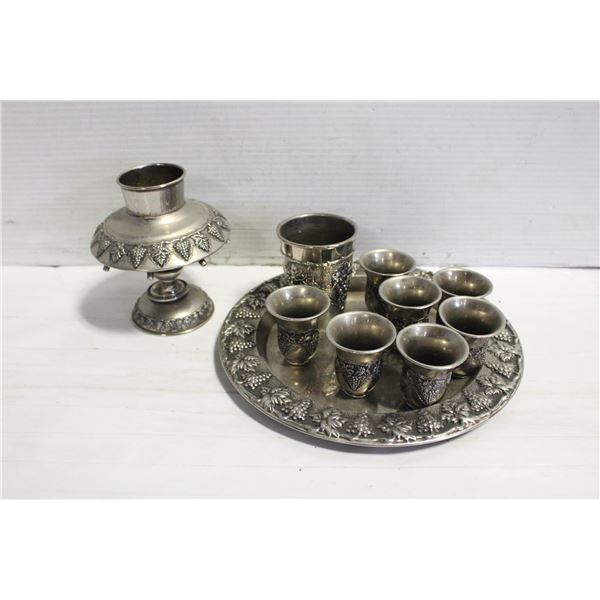ANTIQUE WINE DISPENSER SILVER PLATED S/STEEL