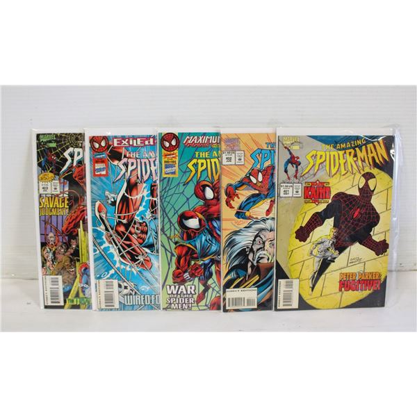 5 AMAZING SPIDER-MAN COMICS