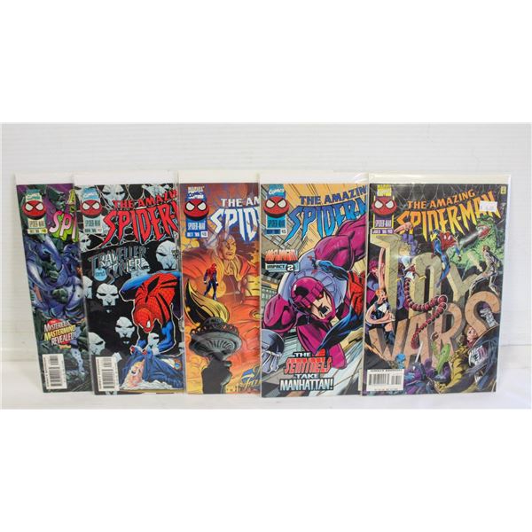5 AMAZING SPIDER-MAN COMICS