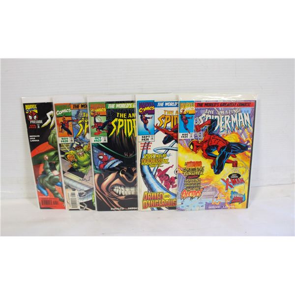 5 AMAZING SPIDER-MAN COMICS
