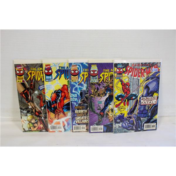 5 AMAZING SPIDER-MAN COMICS