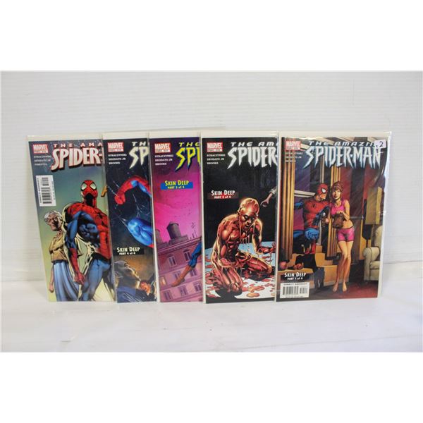 5 AMAZING SPIDER-MAN COMICS