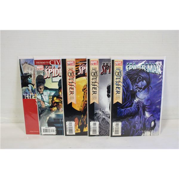 5 AMAZING SPIDER-MAN COMICS