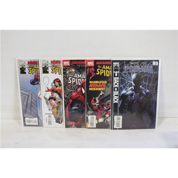 5 AMAZING SPIDER-MAN COMICS