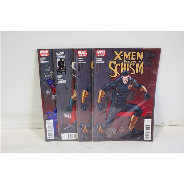 XMEN PRELUDE TO SCHISM 4 ISSUES