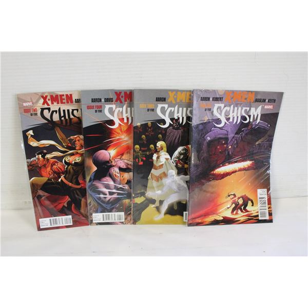 XMEN SCHISM 4 ISSUES