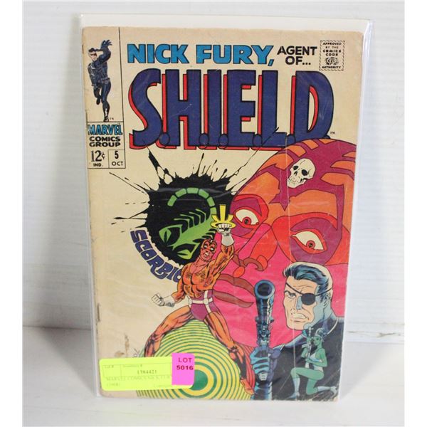 MARVEL COMICS NICK FURY #5 (1968)