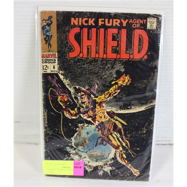 MARVEL COMICS NICK FURY #6 (1968)