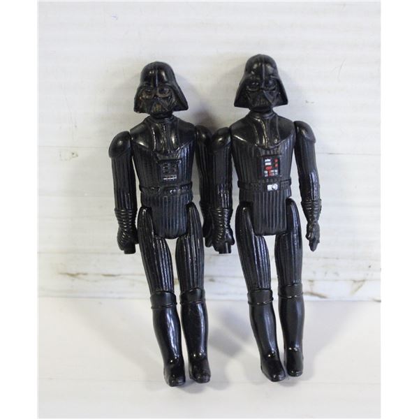 LOT OF 2 DARTH VADER 1980's KENNER STAR WAR