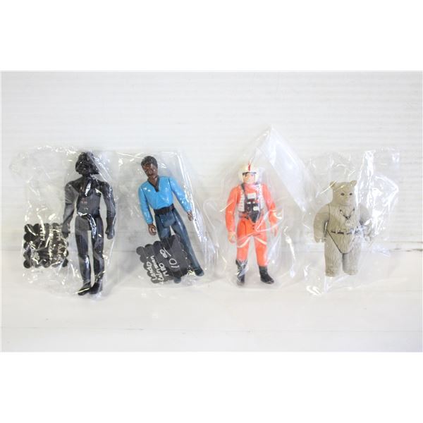 LOT OF 4 ORIGINAL 1980's KENNER STAR WAR FIGURES