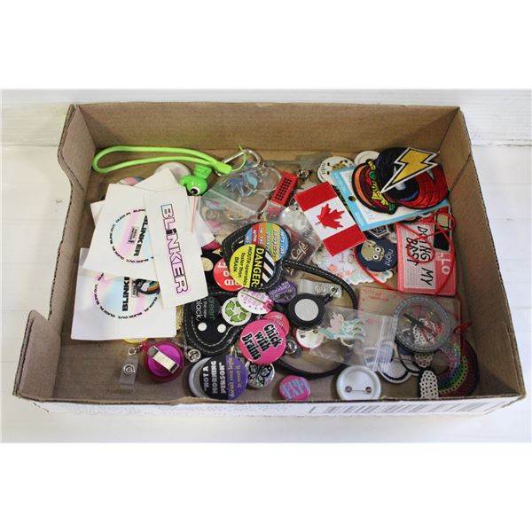 PATCHES / PINS / BUTTONS SOME VINTAGE