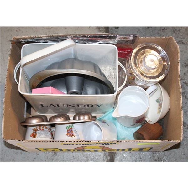 BOX KITCHEN ITEMS - NEW/VINTAGE/PADERNO & MORE