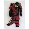 Image 1 : KIDS RED NINJA COSTUME AGES  8-10 WITH SWORD