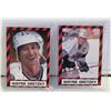 Image 1 : 2 HOCKEY CARDS WAYNE GRETZKY 1989-90 L.A KINGS