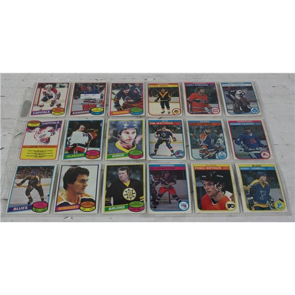 18X 80-81 82-82 OPC HOCKEY CARDS MINT CONDITION