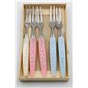 Image 1 : VINTAGE LITTLE FORKS COCKTAIL FORKS - CHICAGO