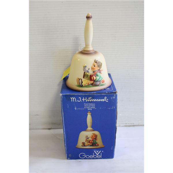 AUTOGRAPHED HUMMEL 1978 FIRST EDITION BELL