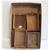 Image 1 : 4 VINTAGE STORAGE BOXES