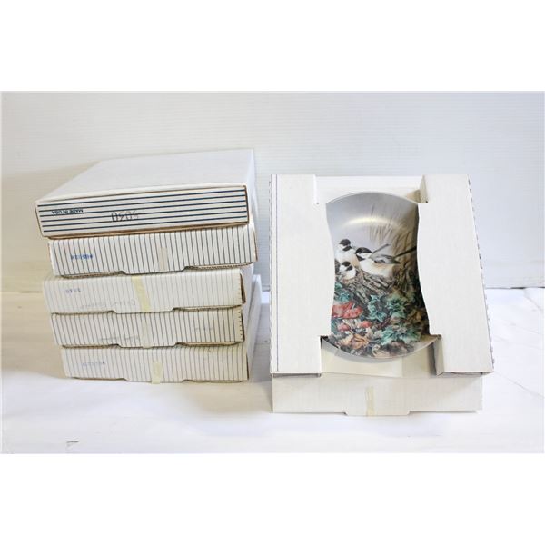 6 BRADFORD EXCHANGE "BIRD" COLLECTOR PLATES